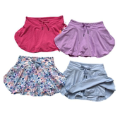 小个子瑜伽百褶裙高腰收腹防走光网球裙跑步运动裙健身假两件裙裤