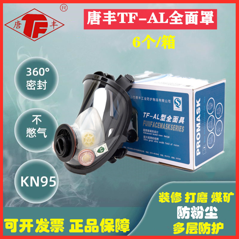唐丰防毒化工农药面罩全封闭氨气