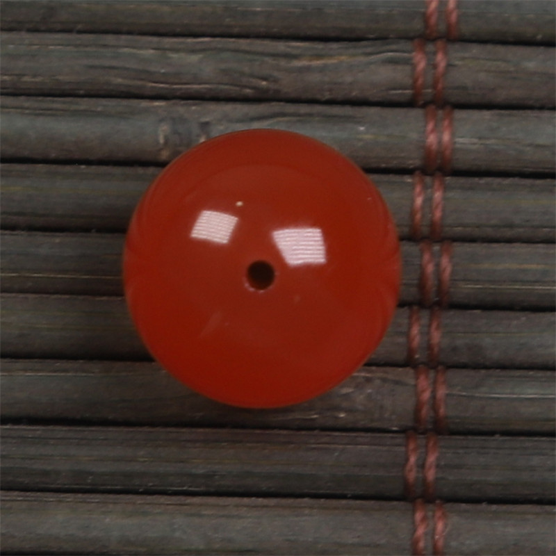 保山南红玛瑙原矿无裂圆珠12.1mm