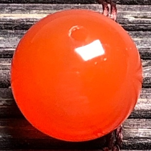 保山南红玛瑙 无裂天然原矿冰红单珠 菩提diy配饰配珠隔珠 9.9mm