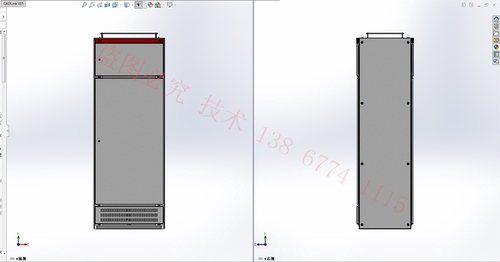solidWorks与CAD柜体及壳体配电柜配电箱钣金生产图  KS 型材 GGD