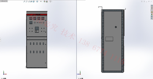 solidWorks与CAD柜体及壳体配电柜配电箱钣金生产图 船用柜