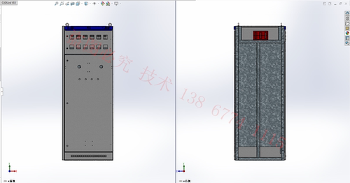 solidWorks与CAD柜体及壳体配电柜配电箱钣金生产图 C 型材 GGD