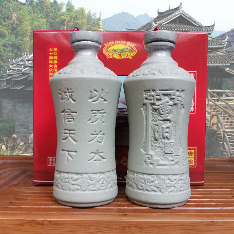 广西瓶装重阳节糯米酒侗乡桥