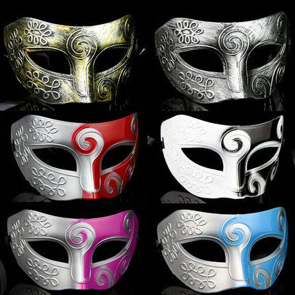 银色面具派对面具万圣节舞会面具爵士面具王子男面具男士半脸面具,模玩/动漫/周边/娃圈三坑/桌游,面具/头套,淘宝优惠券,粉丝福利购,淘宝优惠卷
