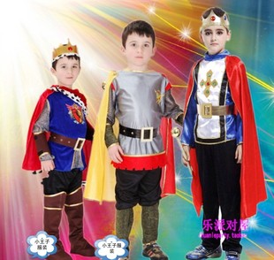 儿童王子服装 儿童国王服装 儿童权杖 儿童皇冠 儿童武士服装