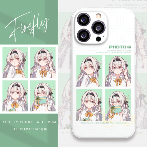 【双星日记】鸦居老师崩坏星穹铁道同人手机壳流萤遐蝶知更鸟风堇