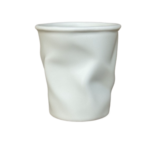 韩式180毫升纸杯造型手感 手捏破坏杯陶瓷杯水杯咖啡杯