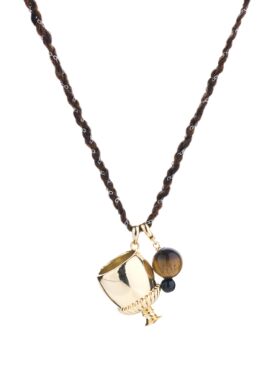 孟子义同款招财虎眼酒杯毛衣链