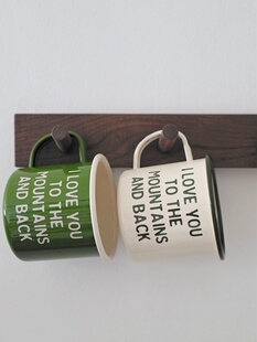 户外休闲露营旅行情侣小清新告白情话复古怀旧搪瓷杯咖啡杯马克杯