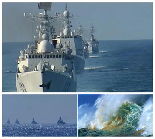 我爱这蓝色的海洋 舞台背景 军歌 十一国庆晚会 led动态视频素材