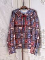 DearCeline's Magic Book Autumn Collection: Elegant French Long-sleeved Shirt with a Lapel Collar - In Stock thumbnail 6