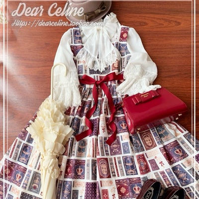 法式复古优雅长款现货连衣裙