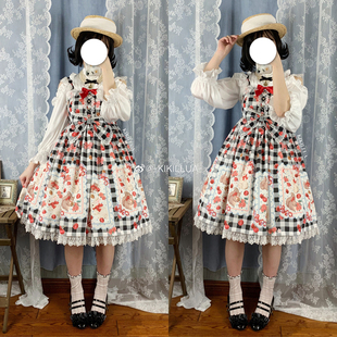 DearCeline 春季新品 莓果森林 系列无袖背带裙JSK/Lolita