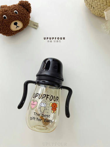 upupfour学饮杯吸管杯婴儿宝宝水杯儿童吸管杯6个月以上喝水奶瓶