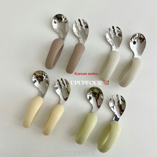 叉勺儿童餐具upupfour硅胶