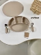 GFG-2 韩棕餐盘+勺叉 (送硅胶盖）