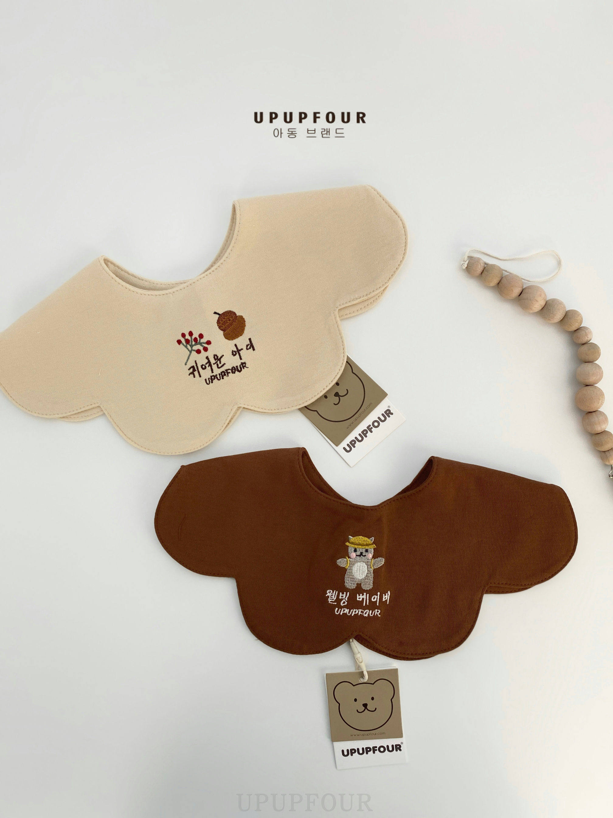 upupfour｜高定100%韩国进口纯棉新生婴儿宝宝口水巾宝宝围兜围嘴,婴童用品,口水巾,淘宝优惠券,粉丝福利购,淘宝优惠卷