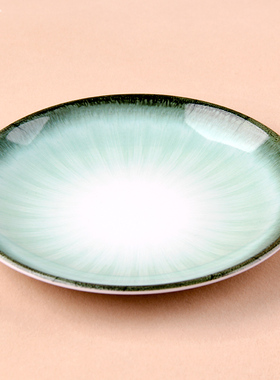 密胺餐盘圆形菜盘子塑料平盘商用火锅盘家用摆台骨碟西餐盘快餐盘