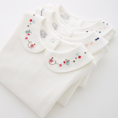 女童打底衫长袖娃娃领衬衣春秋款童装儿童纯棉T恤刺绣翻领保暧衣,童装/婴儿装/亲子装,T恤,淘宝优惠券,粉丝福利购,淘宝优惠卷