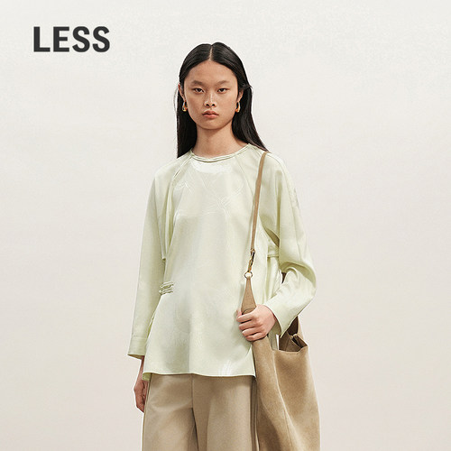 LESS桑蚕丝新中式衬衫
