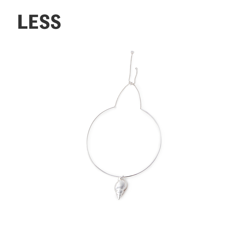 LESS小众立体锁骨项链