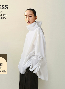 【商场同款/SAMUEL系列】LESS2026春新男友风全棉白衬衫2Q2213890