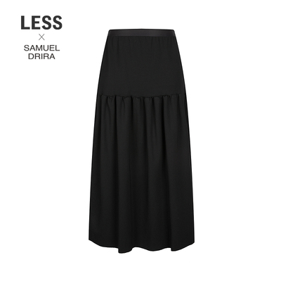 【商场同款/SAMUEL系列】LESS2026年春新款长款半身裙2Q3D16590