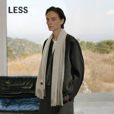 LESS毛呢夹克棉衣马甲两件套