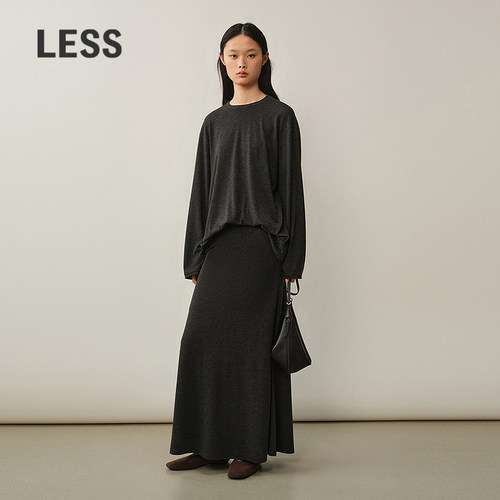 LESS慵懒修身气质半身裙