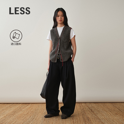 LESS进口全棉丹宁牛仔裤