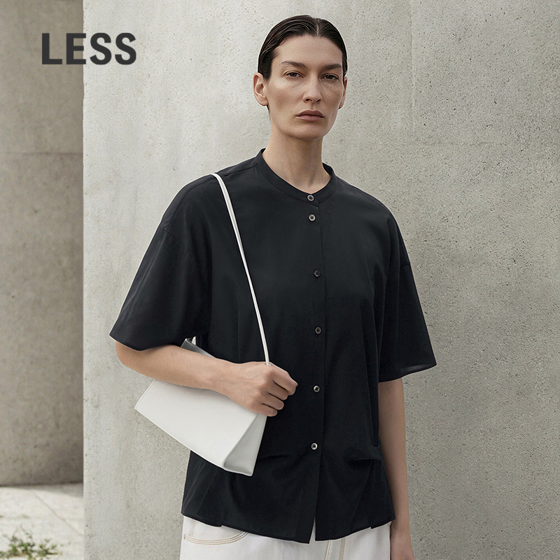 LESS改良新中式桑蚕丝衬衫