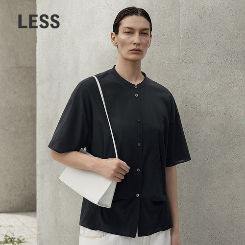 LESS改良新中式桑蚕丝衬衫
