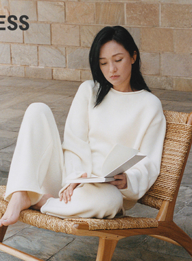 【0压系列】LESS春绵羊毛套头毛衫慵懒时尚舒适针织衫女2P1311890