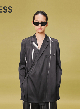 【精工系列】LESS拓印薄款高级感西装女桑蚕丝垂感外套2O4713840