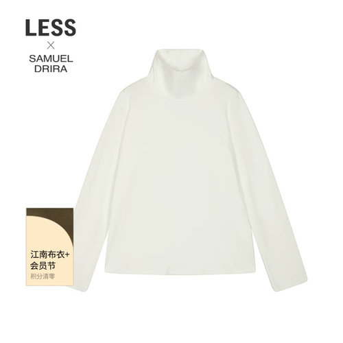 LESS修身套头高领长袖T恤女