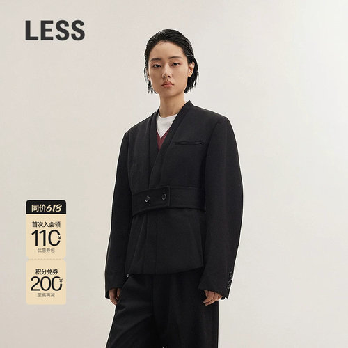 【SAMUEL系列】LESS冬小立领职场西服女精纺西装外套女2O0711060