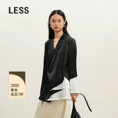 LESS桑蚕丝高智感解构H型西服