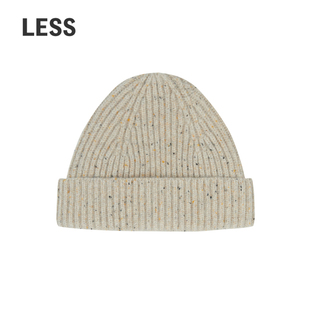 LESS秋时尚 舒适优雅通勤简约羊毛帽女绵羊毛针织帽子女3O9K14420