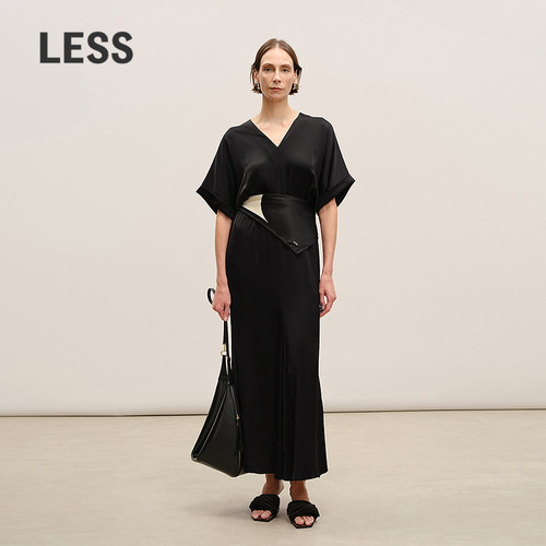 LESSV领气质休闲短袖连衣裙