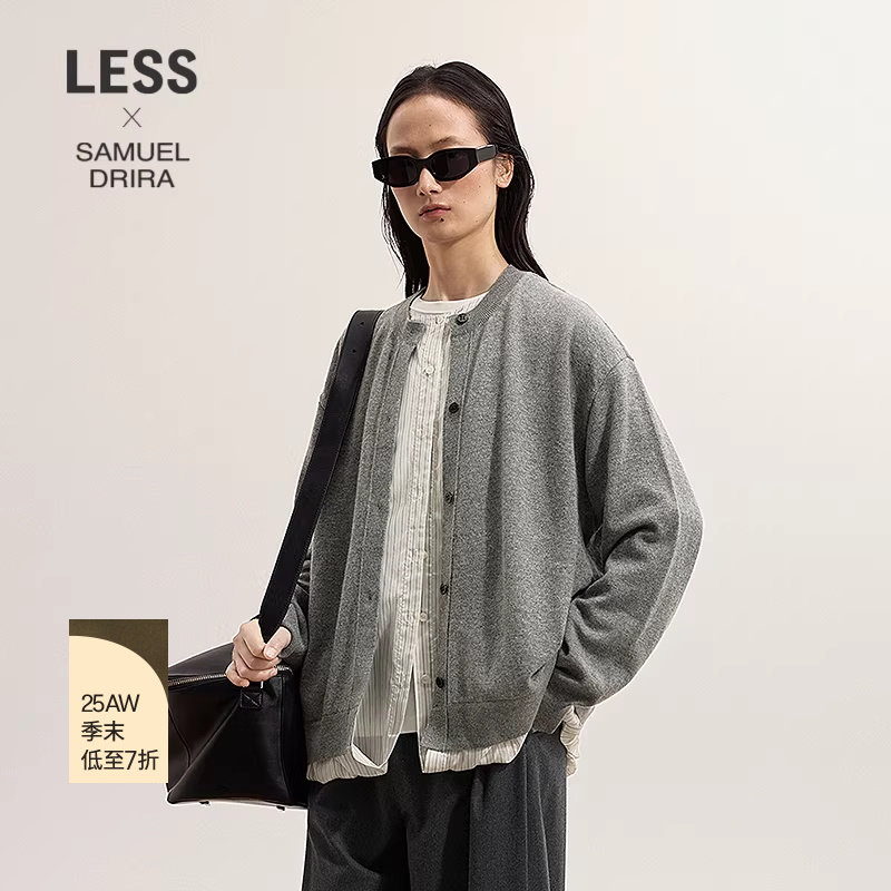 【商场同款/SAMUEL系列】LESS2025秋新款假两件针织开