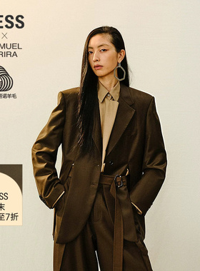 【商场同款/SAMUEL系列】LESS2026春新高智感复古西装女2Q3716580
