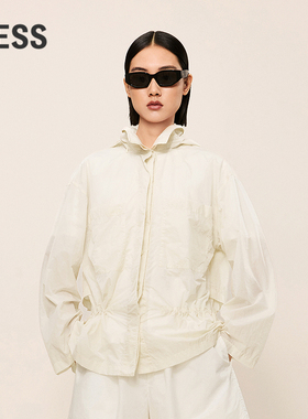 LESS夹克女休闲简约宽松运动轻薄夹克外套2O361427H