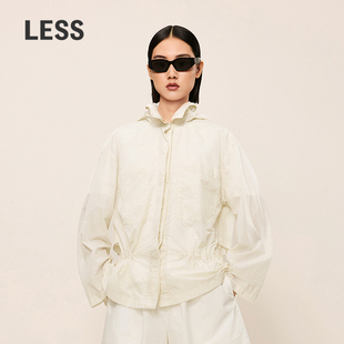 LESS夹克女休闲简约宽松运动轻薄夹克外套2O361427H
