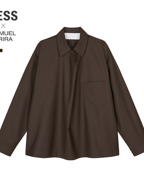 【商场同款/SAMUEL系列】LESS2026春新美拉德系解构衬衫2Q2213600