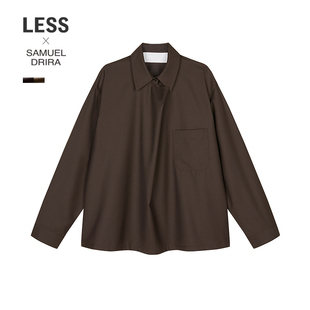 LESS2026春新美拉德系解构衬衫 SAMUEL系列 2Q2213600 商场同款