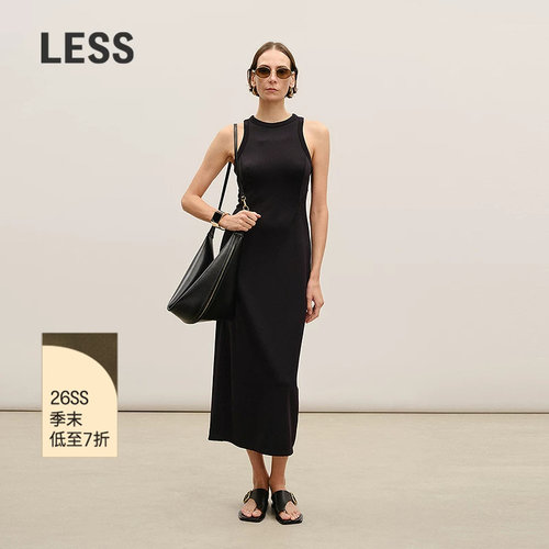 LESS修身无袖高级连衣裙
