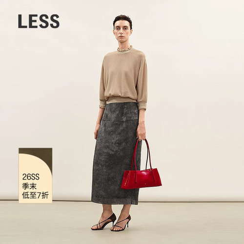LESS桑蚕真丝半身裙两件