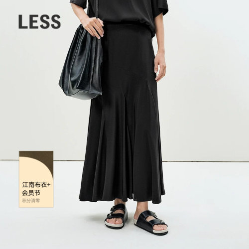 LESS2025新款A字包臀半身裙
