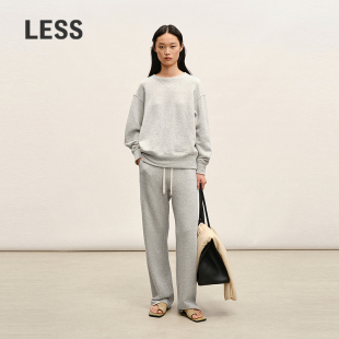 休闲灰香蕉卫裤 LESS2026春新款 0压系列 女2Q1E13030 商场同款